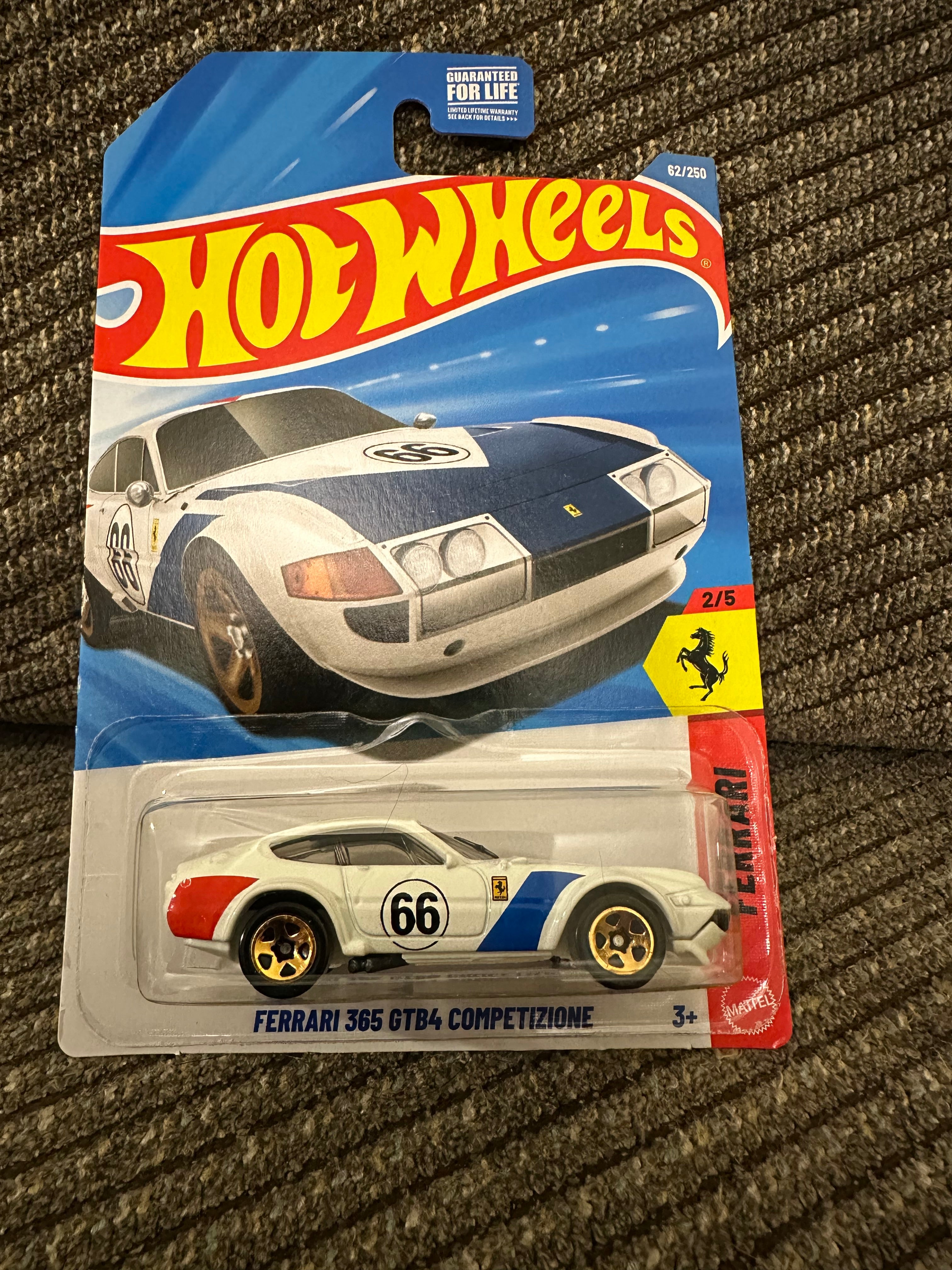 🏁 Hot Wheels Ferrari 365 GTB4 Competizione (Daytona) – Mainline