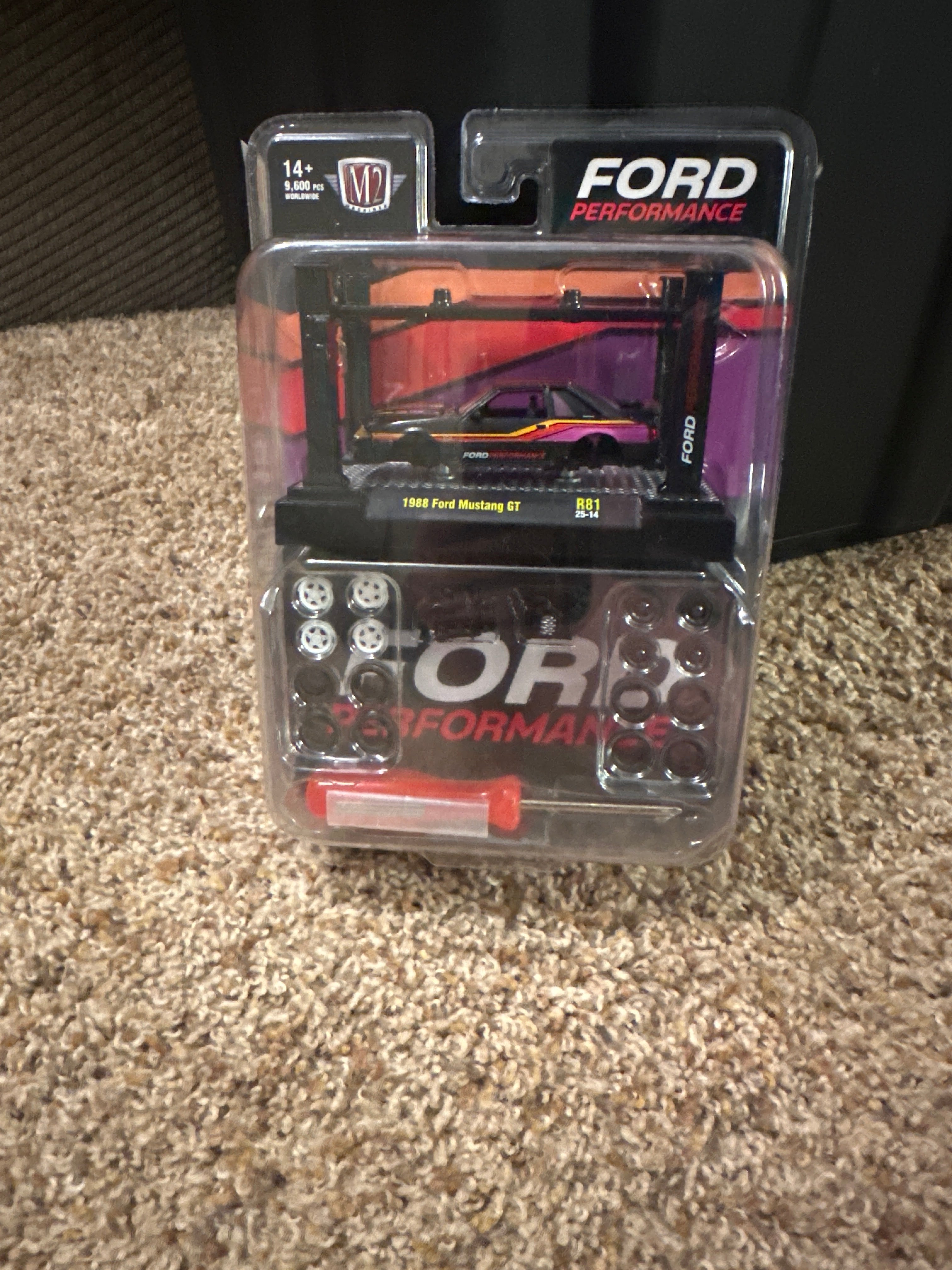 M2 Machines 1988 Ford Mustang GT – R81 Ford Performance Set | 1:64 Die-Cast | Limited Production