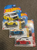 Hot Wheels VW T3 Custom Factory Sealed 2025 Set – Color Variation Bundle (3 Vans)