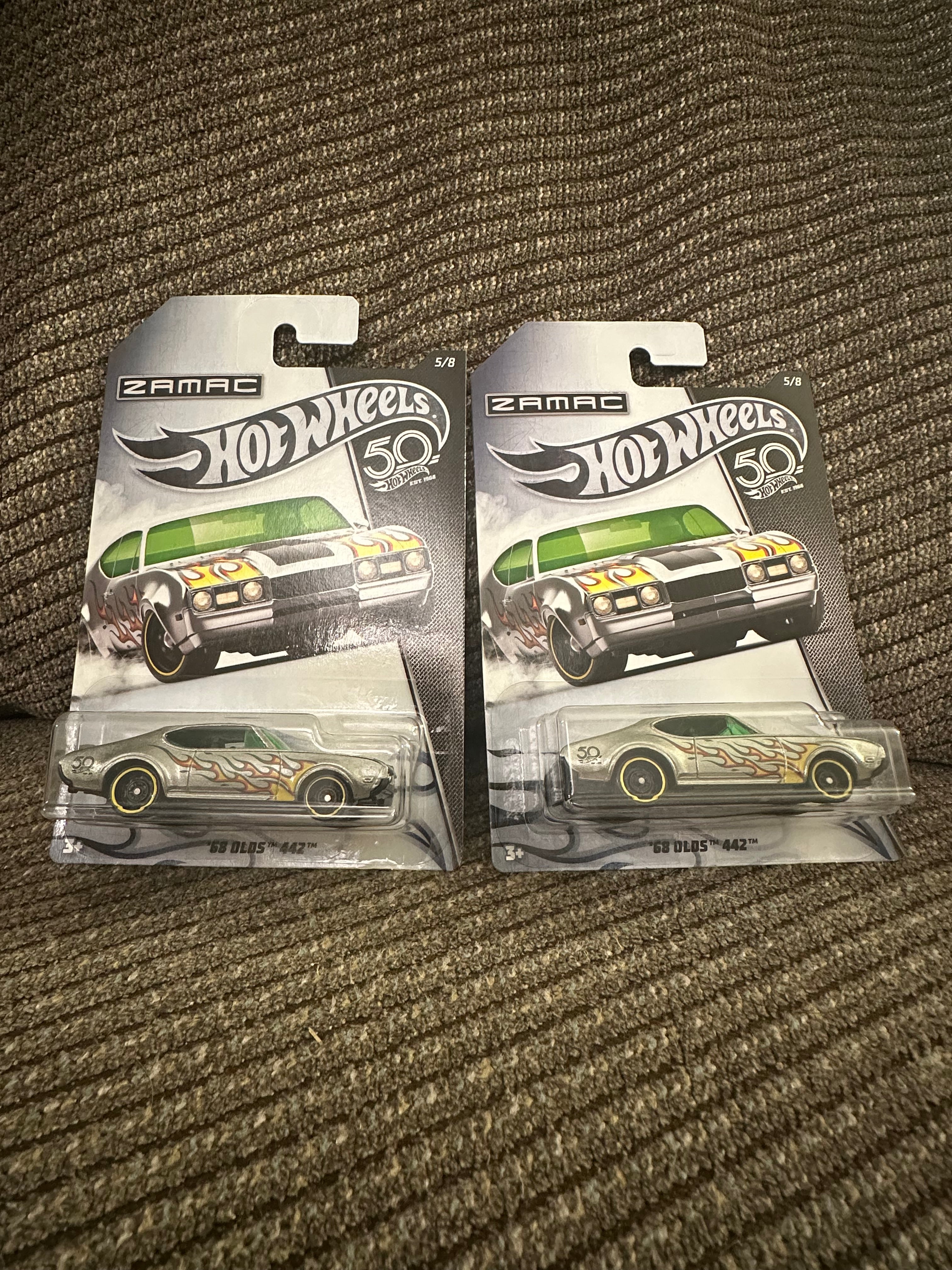 🏁 Hot Wheels ZAMAC ’68 Olds 442 – 50th Anniversary Series #5/8