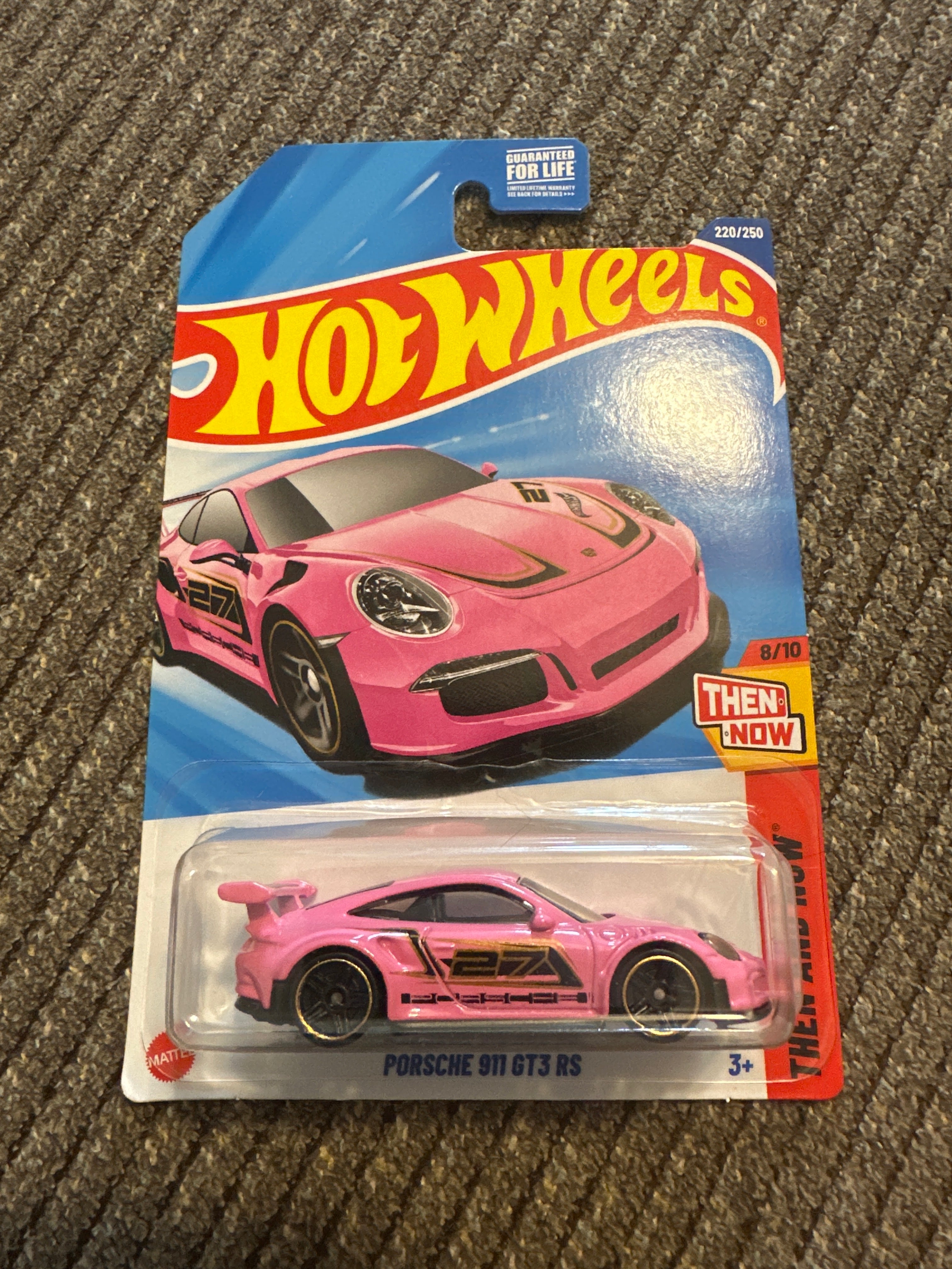 Hot Wheels Porsche 911 GT3 RS – Then & Now Series (8/10) w/ Protector Sleeve