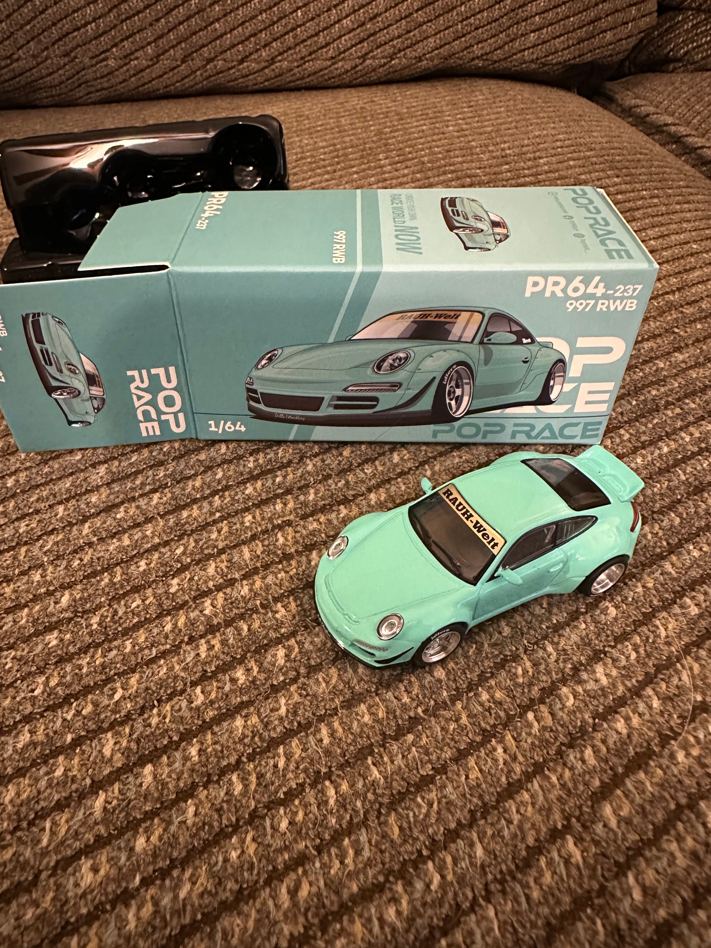 Pop Race Porsche 997 RWB – PR64-237 Rauh-Welt Begriff 1/64 Diecast