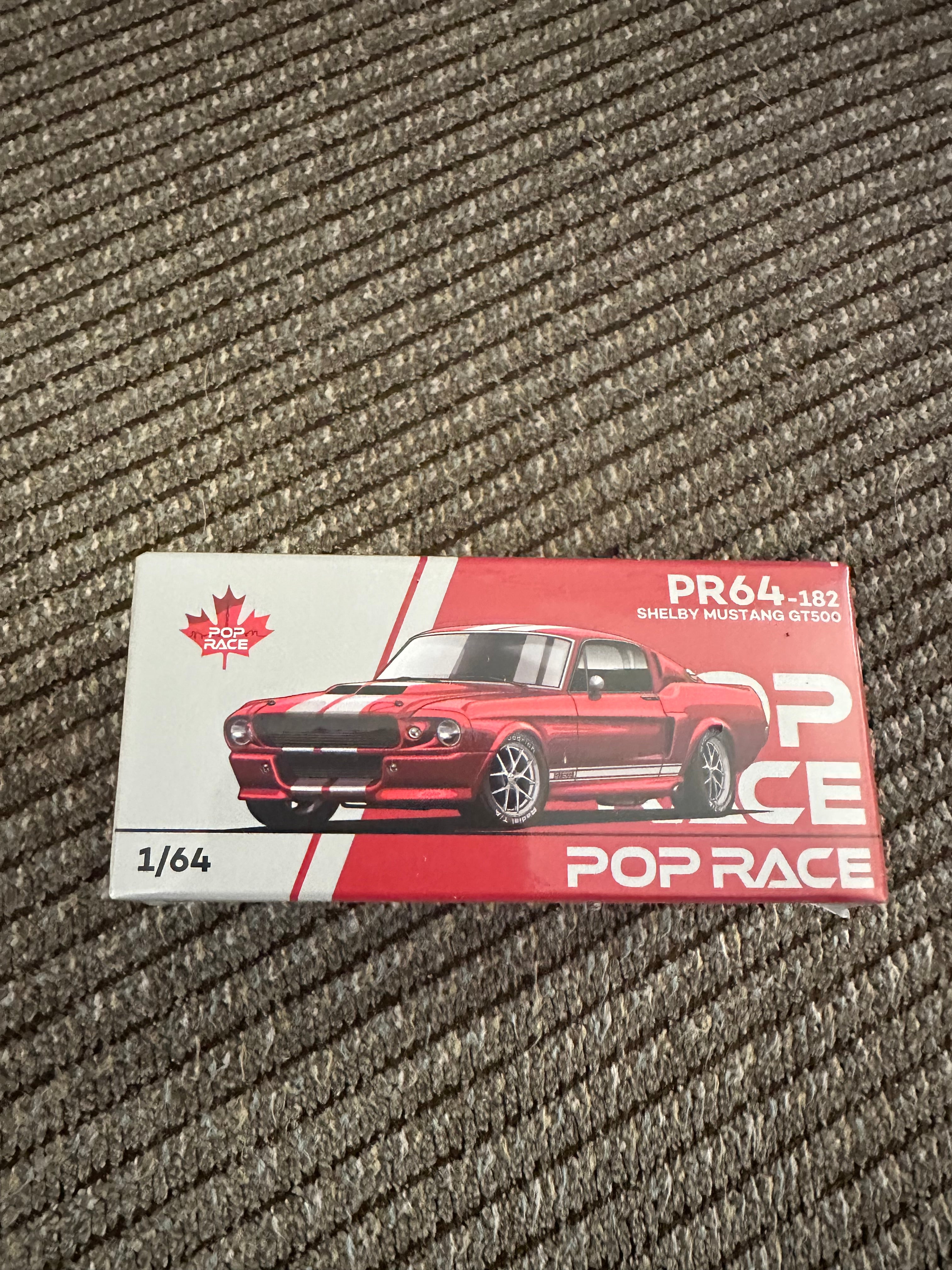 Pop Race Shelby Mustang GT500 – PR64-182 1/64 Diecast (Brand New)