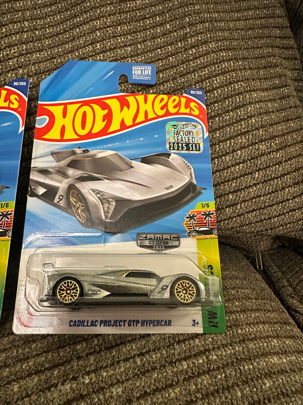 Hot Wheels Cadillac Project GTP Hypercar Lot – 2025 Factory Sealed Set – Red, Yellow & ZAMAC