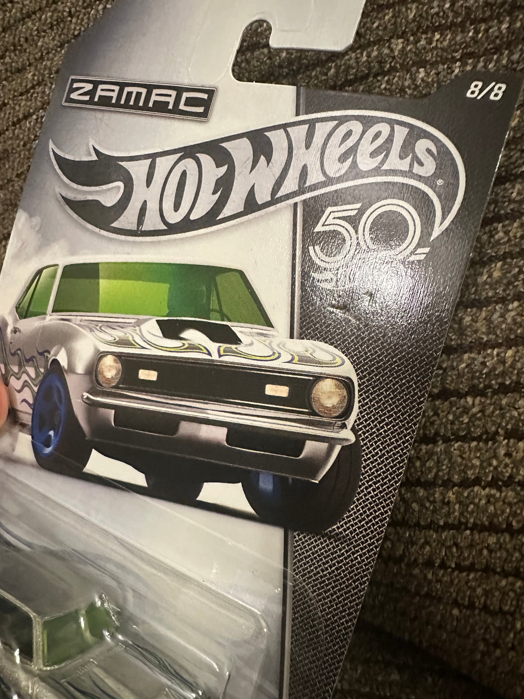 🏁 Hot Wheels ZAMAC ’68 COPO Camaro – 50th Anniversary Series #8/8