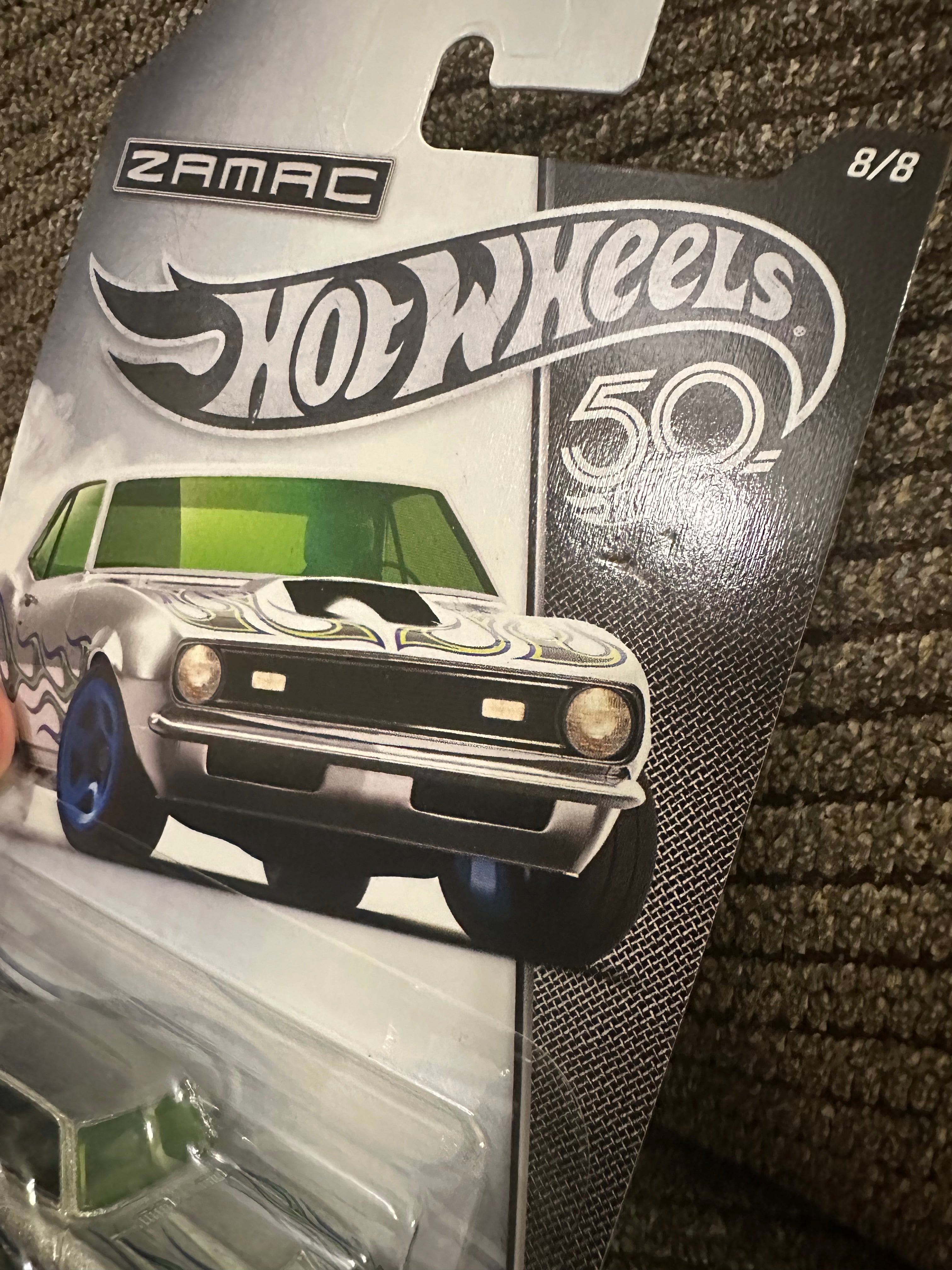 🏁 Hot Wheels ZAMAC ’68 COPO Camaro – 50th Anniversary Series #8/8