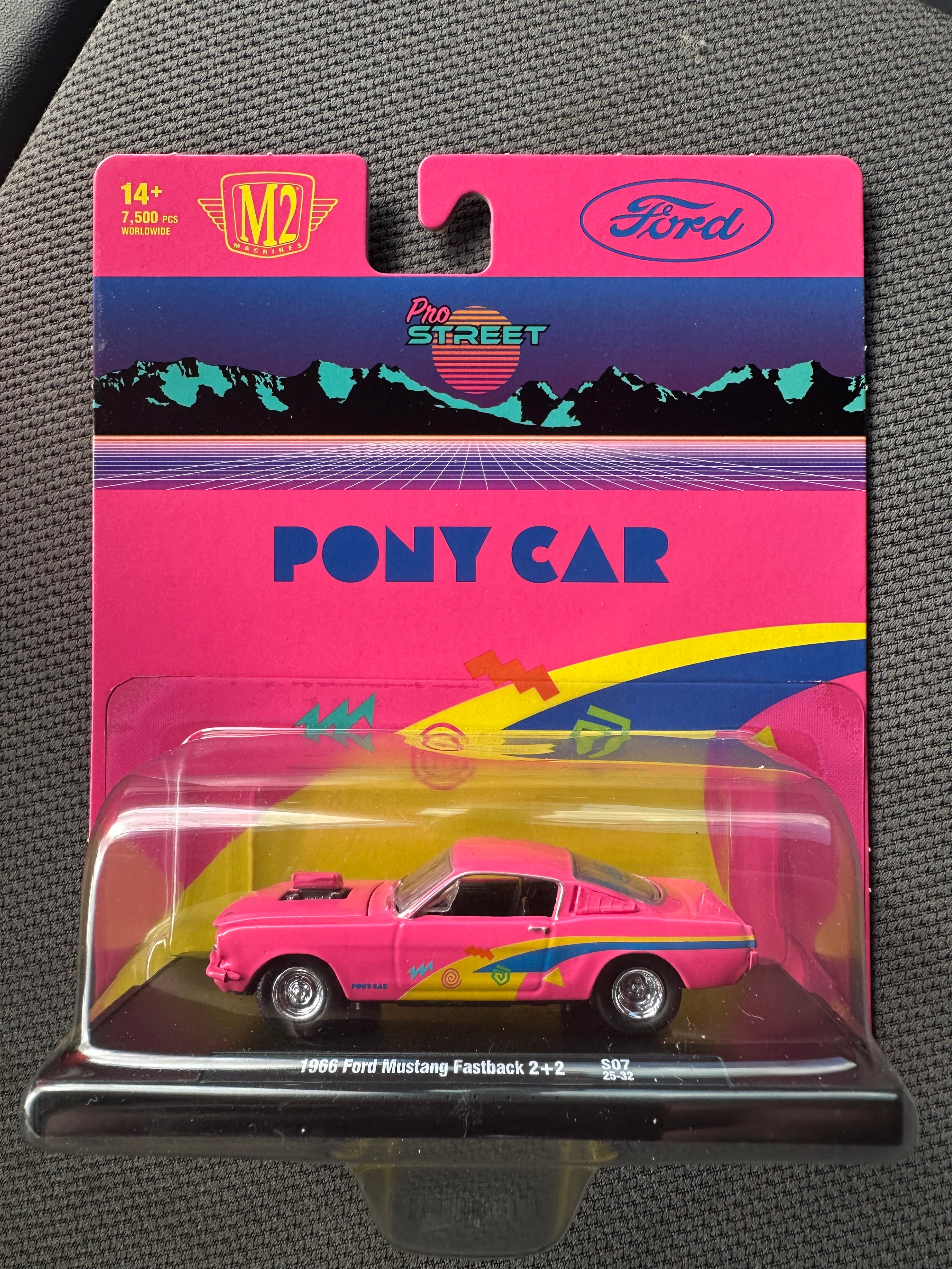 M2 Machines 1966 Ford Mustang Fastback 2+2 “Pony Car” – Limited 7,500 – Sealed