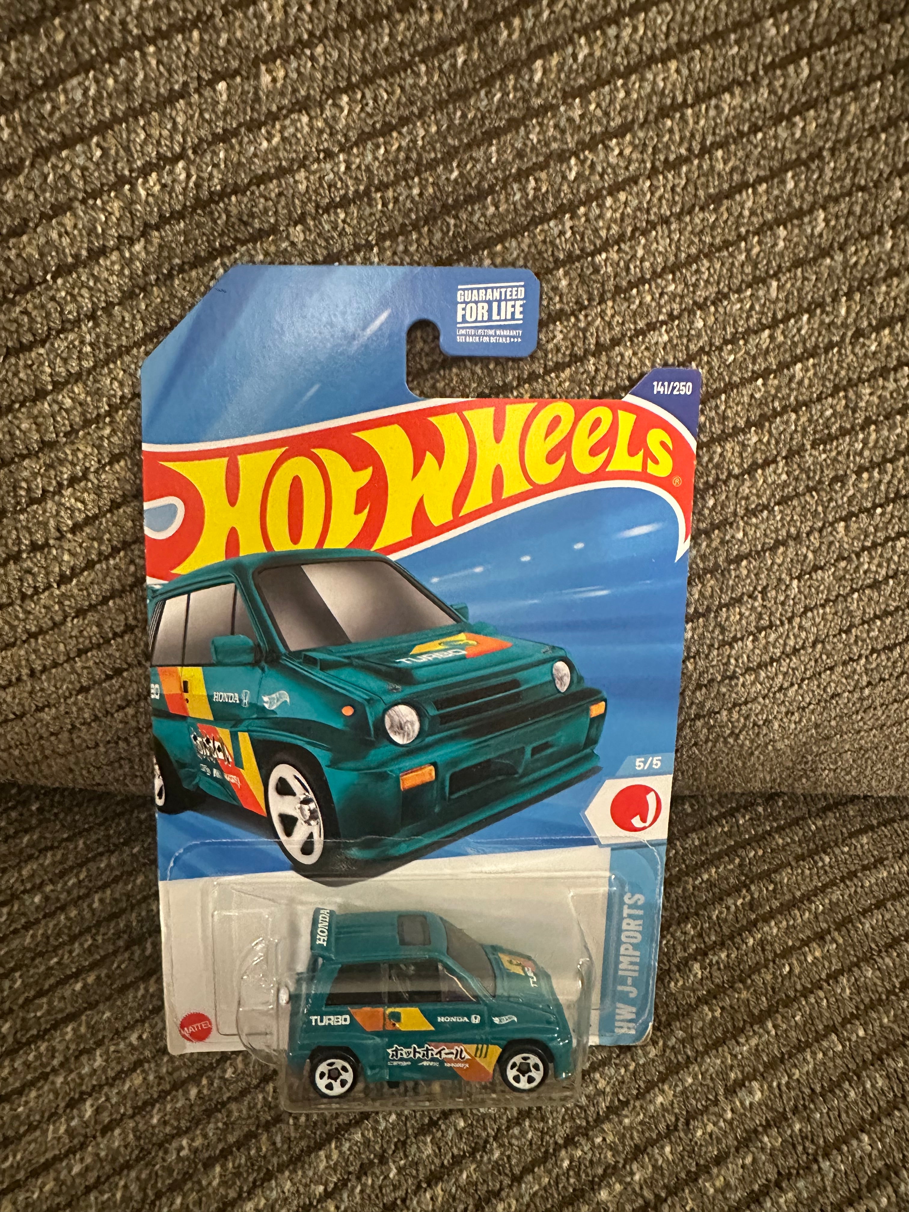⭐ Hot Wheels Treasure Hunt Honda City Turbo II – HW J-Imports (Factory Sealed)