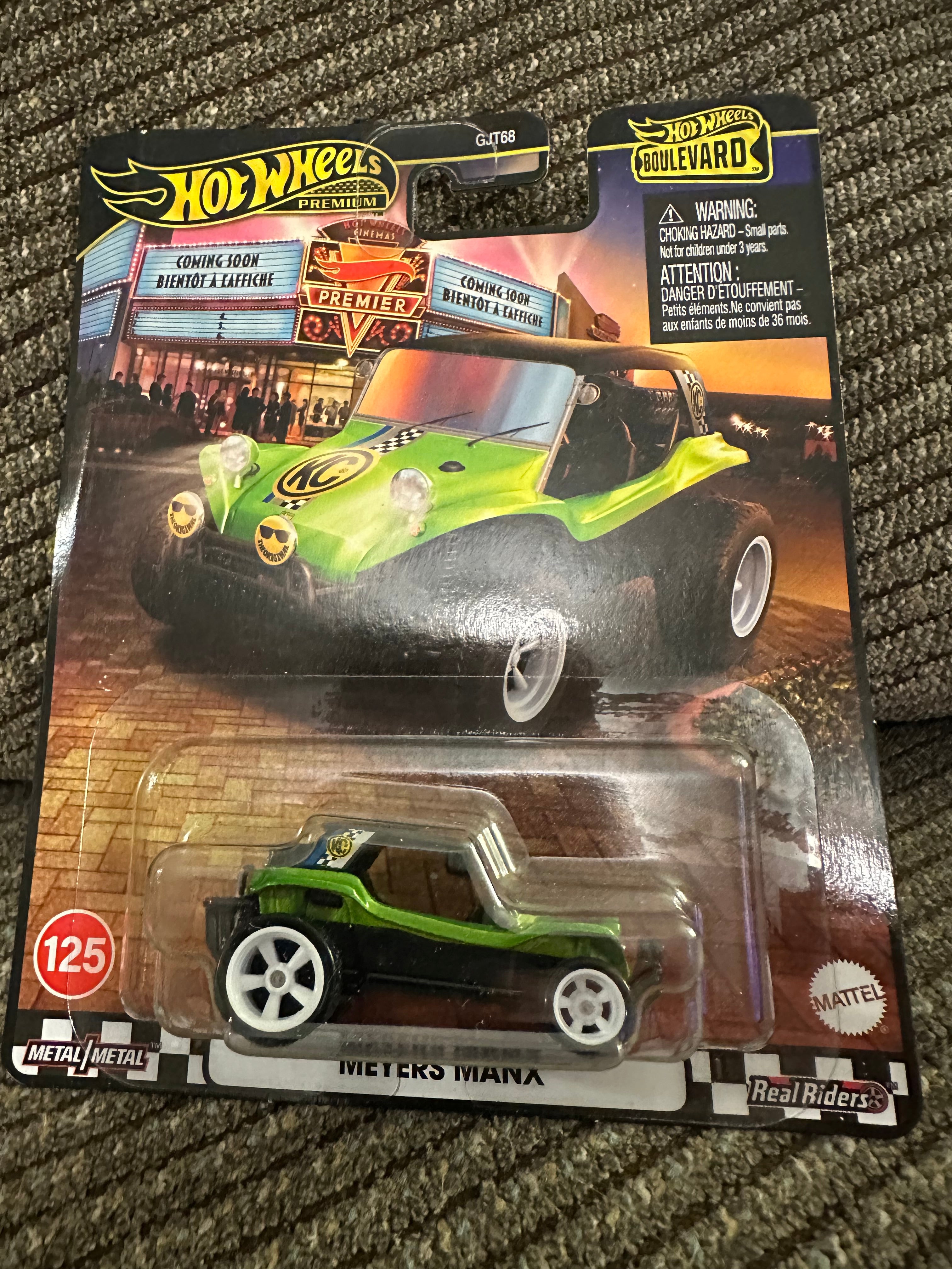 Hot Wheels Boulevard Meyers Manx #125 – Premium Real Riders – Metal/Metal