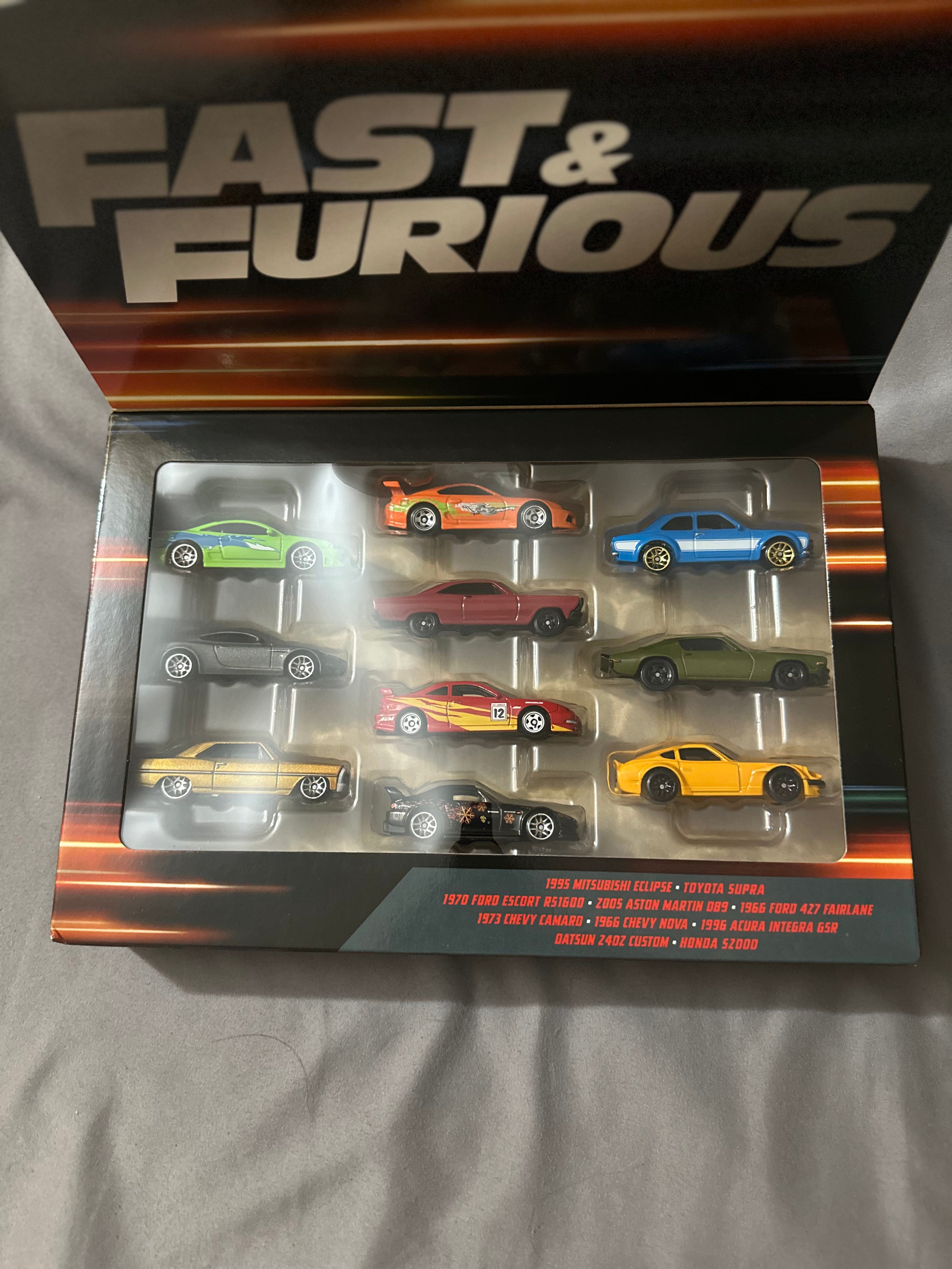 Hot Wheels Fast & Furious Silver Series – 10 Car Set