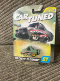 Original photo of green Car Tuned 68 Chevy El Camino with shark teeth and gold wheels, Series 4 #07