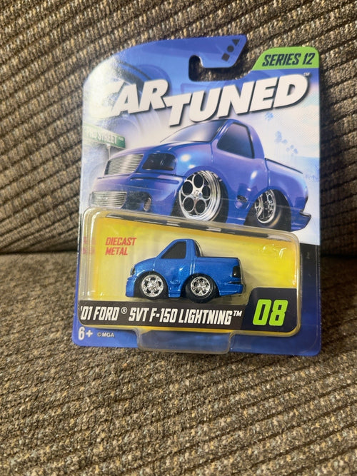 Original photo of blue Car Tuned 2001 Ford SVT F-150 Lightning Series 12 #08