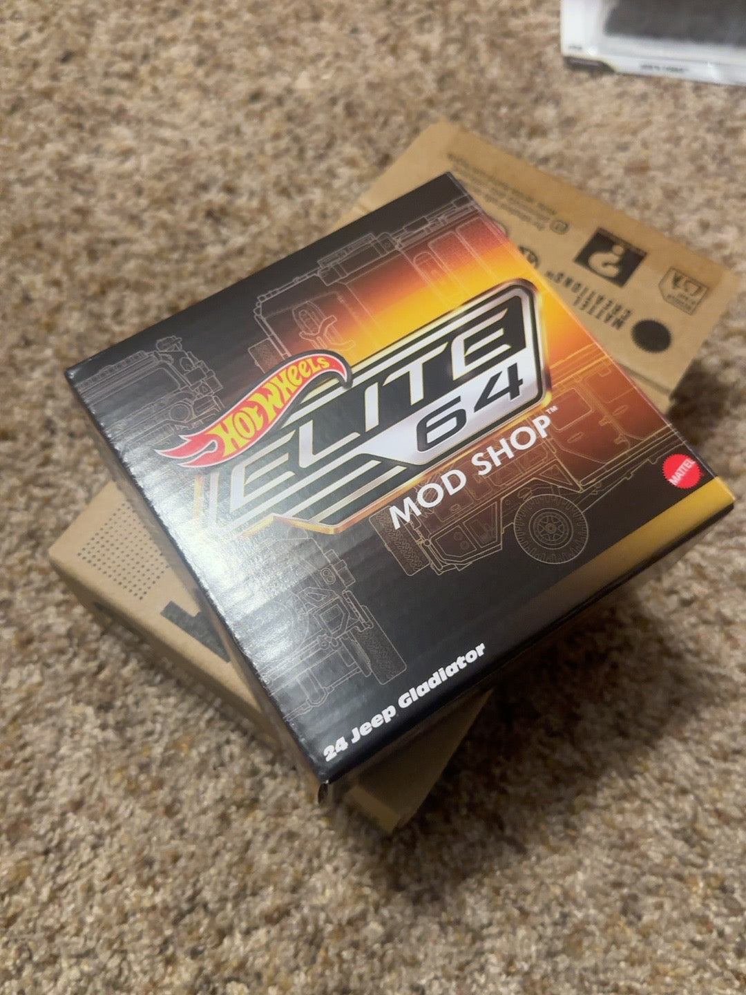 Hot Wheels Elite 64 Mod Shop 2024 Jeep Gladiator original box; opened complete
