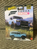 Original photo of blue 2024 Toyota Land Cruiser Hot Wheels Premium Forza Horizon 6