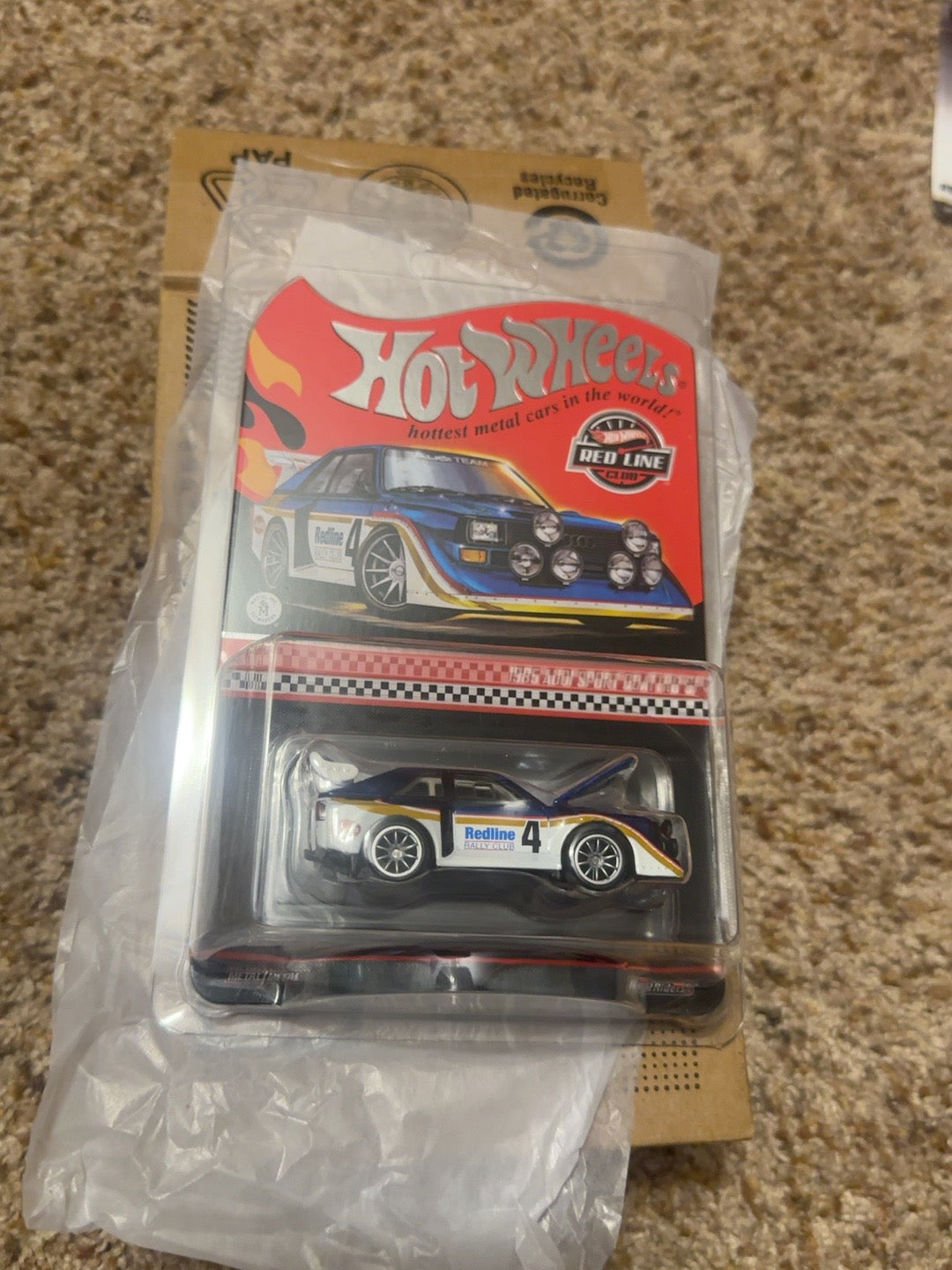 Hot Wheels RLC 1985 Audi Sport Quattro on original card