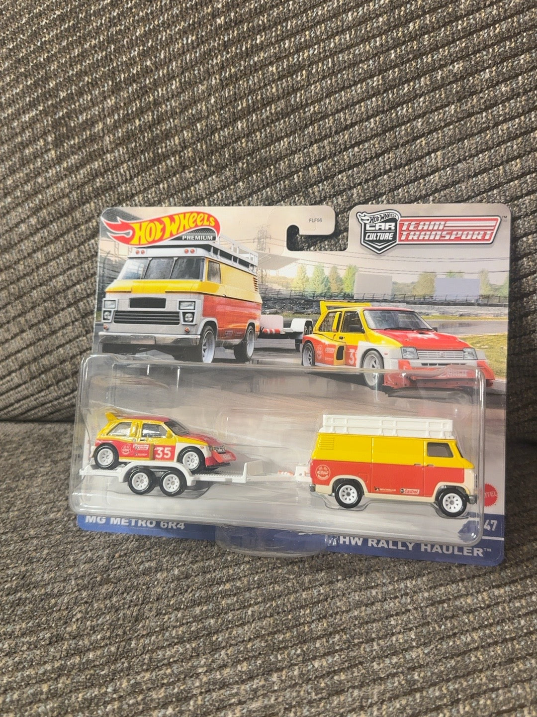 Original photo of MG Metro 6R4 and HW Rally Hauler Team Transport set