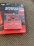 Red Maisto Speed Icons Ferrari F40 sealed card 2024